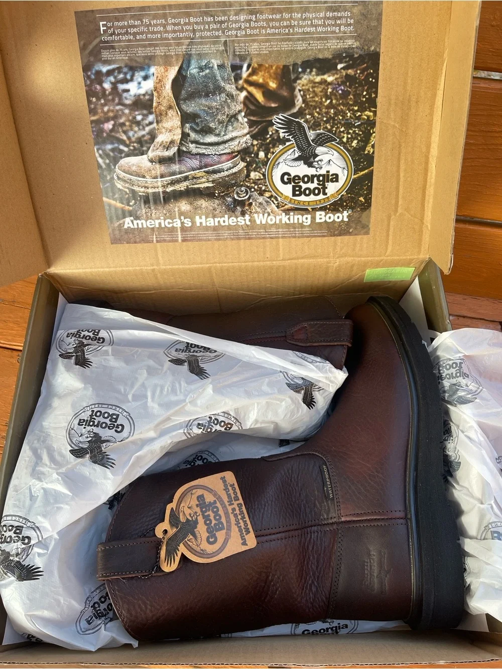 GEORGIA BOOT 10 1/2 CORE WATERPROOF 10